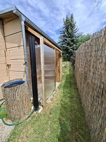 Glamping chata a koupac� sud - vodn� z�mek Blatn�