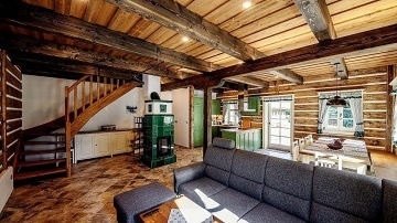 Dv� roubenky s wellness - Stezka Zemsk� br�na