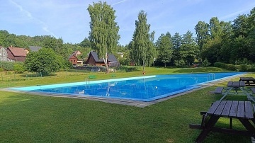 Chalupa s baz�nem - Tanvald - Jizersk� hory