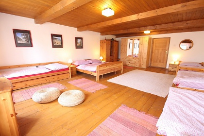 Chalupa vnitřní bazén a sauna - Broumovsko