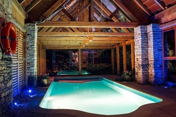Chalupa vnitřní bazén a sauna - Broumovsko