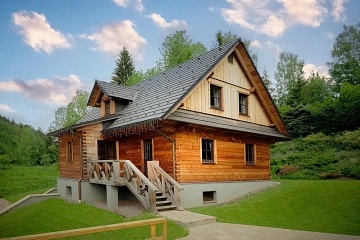 Dv� chalupy a baz�n - Kr�lick� Sn�n�k - Sky Bridge