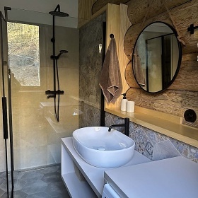 Srubov� chata a wellness - Jesen�ky