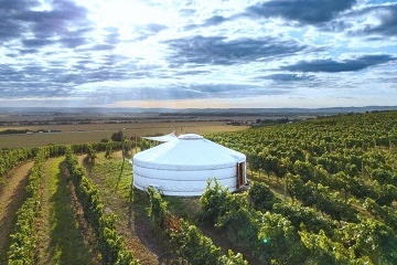 Jurty u vinohradu - glamping Ji�n� Morava
