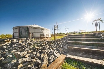 Jurty u vinohradu - glamping Ji�n� Morava