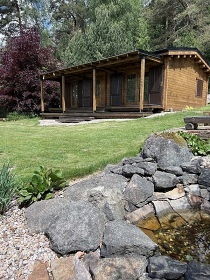 Sruby lesn� stezka - koupac� jez�rko - �esk� Kanada