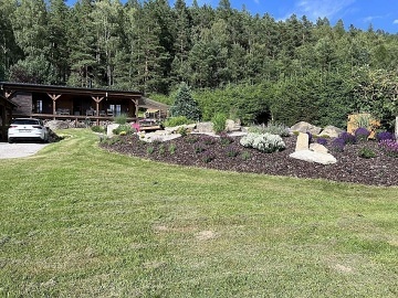 Sruby lesn� stezka - koupac� jez�rko - �esk� Kanada