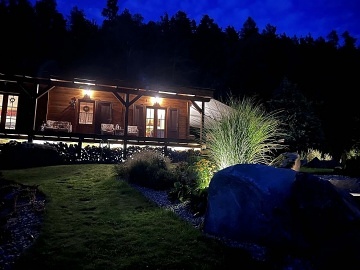 Sruby lesn� stezka - koupac� jez�rko - �esk� Kanada