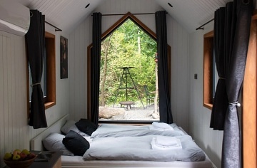 Glamping na samot� se saunou - Skute�