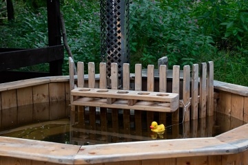 Glamping na samot� se saunou - Skute�