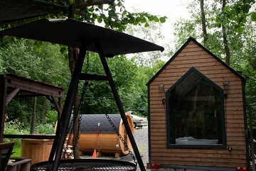 Glamping na samot� se saunou - Skute�
