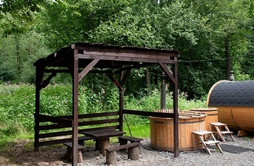 Glamping na samot� se saunou - Skute�