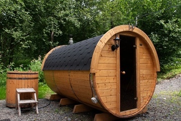 Glamping na samot� se saunou - Skute�