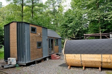 Glamping s wellness - samota u �eky - �elezn� hory