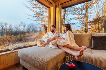Glamping s wellness - B�l� Karpaty - Luha�ovice