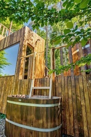 Glamping s wellness - B�l� Karpaty - Luha�ovice