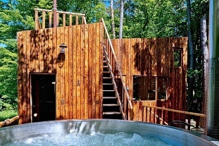 Glamping s wellness - B�l� Karpaty - Luha�ovice