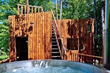Glamping s wellness - B�l� Karpaty - Luha�ovice
