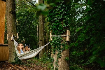 Glamping se saunou �esk� r�j - P��hrazsk� sk�ly