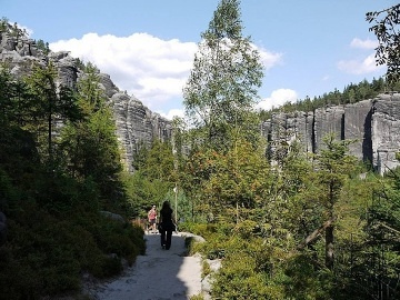 Chalupy Adr�pa�sko Teplick� sk�ly - CHKO Broumovsko