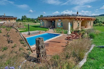 Luxusn� srub - wellness a baz�n - Orlick� hory