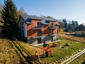 Chalupa Alpalouka - �ern� jezero - �elezn� Ruda