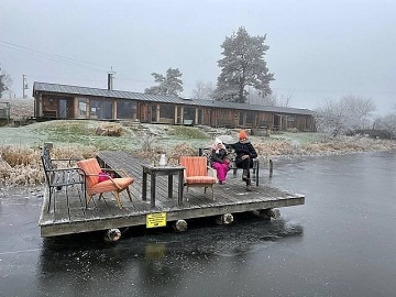 Chata s wellness - samota a rybn�k - ji�n� �echy