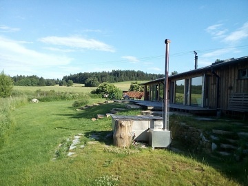 Chata s wellness - samota a rybn�k - ji�n� �echy