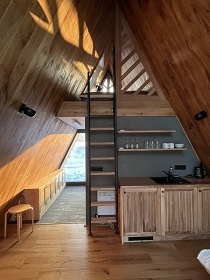 Glamping chata se saunou - p�ehrada Rozko�