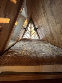 Glamping chata se saunou - p�ehrada Rozko�