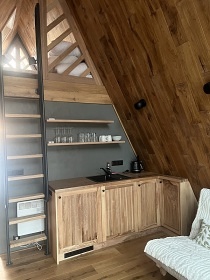 Glamping chata se saunou - p�ehrada Rozko�