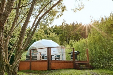 Glamping s koupac�m sudem - Ple�ivec - Kru�n� hory