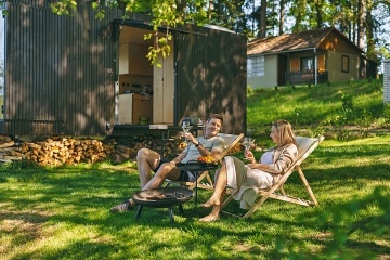 Glamping s wellness - Hejlovsk� rybn�k - Vyso�ina