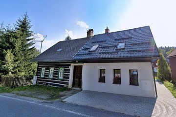 Chalupa Jizerské hory - přehrada Josefův Důl