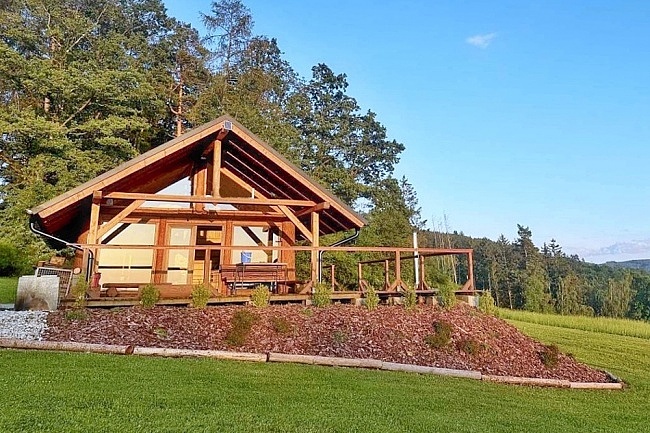 Wellness srub samota u lesa - Glamping Klatovsko