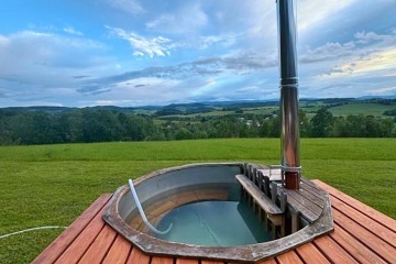 Wellness srub samota u lesa - Glamping Klatovsko