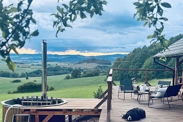 Wellness srub samota u lesa - Glamping Klatovy - �umava