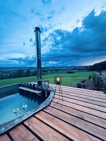 Wellness srub samota u lesa - Glamping Klatovsko