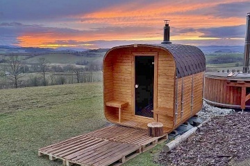 Wellness srub samota u lesa - Glamping Klatovy - �umava