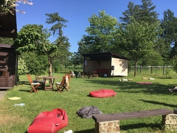 Chalupa bazén a sauna - Vysočina - hrad Lipnice