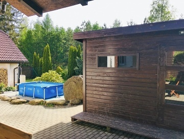 Chalupa bazén a sauna - Vysočina - hrad Lipnice