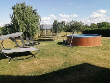 Chalupa s baz�nem - Fajnpark Chlumec nad Cidlinou