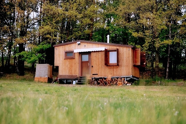 Glamping Kadovský viklan - maringotka Blatná
