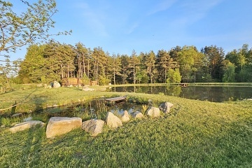 Glamping samota u rybn�ka - hrad Land�tejn - Tel�