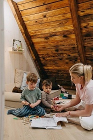 Chata a sauna - Samota u lesa - Term�ly Losiny