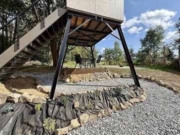 Glamping v korun� stromu - hrad Orl�k - Vyso�ina