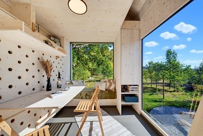 Glamping v korun� stromu - hrad Orl�k - Vyso�ina