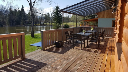 Chata s wellness - Skorsk rybnk - esk Krumlov