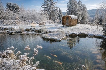 Glamping sauna a koupac� jez�rko - Zvi�ina - Pecka