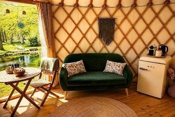 Glamping sauna a koupac� jez�rko - Zvi�ina - Pecka
